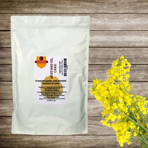 Mustard Cake, Sarso Khali powder Good for Plant 1 kg (Pack of 1)-Fertilizer  & soil